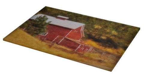 Autumn's Black Hills Barn Cutting Board
