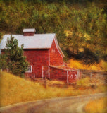 Autumn's Black Hills Barn Canvas Print