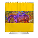 Colors in Sync Shower Curtain