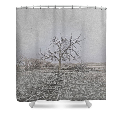 Frosted Shower Curtain