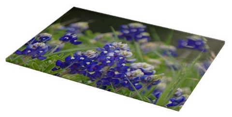 Springtime in Blue Cutting Board