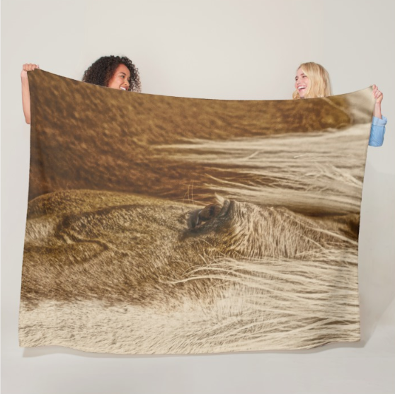 Wickenburg's Palomino Gold Fleece Blanket