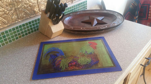 Rooster, Chicken Cutting Board, Appetizer Server 11x15