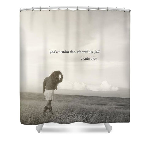 After The Storm Inspirational Shower Curtain
