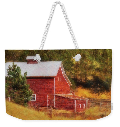 Autumn's Black Hills Barn Weekender Tote bag