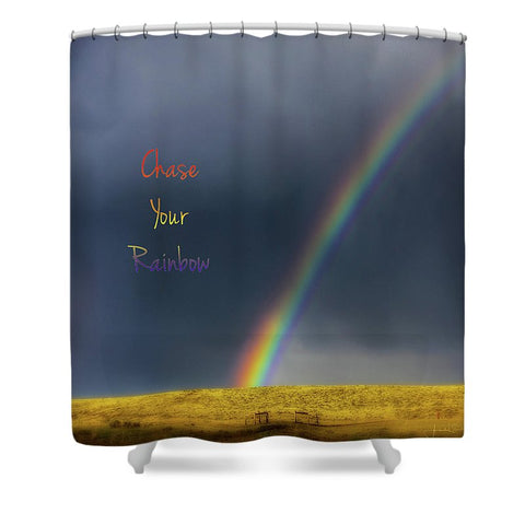 Chase Your Rainbow Shower Curtain