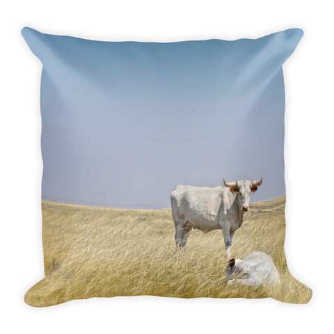The Greatest Protector Throw Pillow
