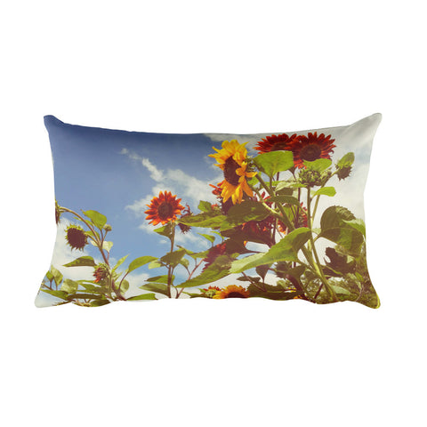 Vintage Sunflowers Rectangular Pillow