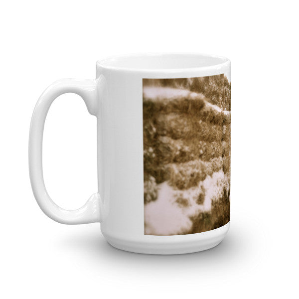 Winter Feed Lot Horizontal Mug