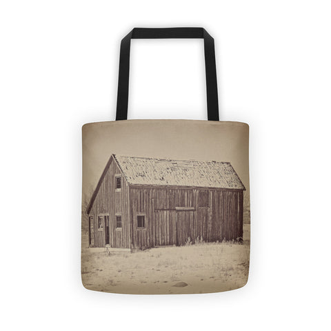 Old Wood Reed's Place Tote bag