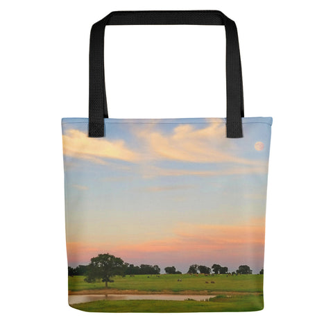 Ranch Setting with Moon Tote bag