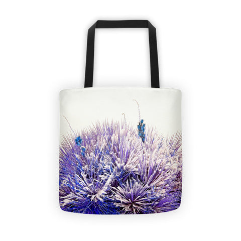 Winter Yucca in Blue Tote bag
