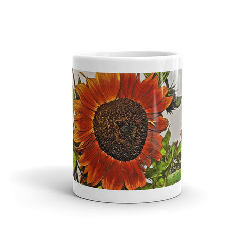 Sunflowers and Storm Mug