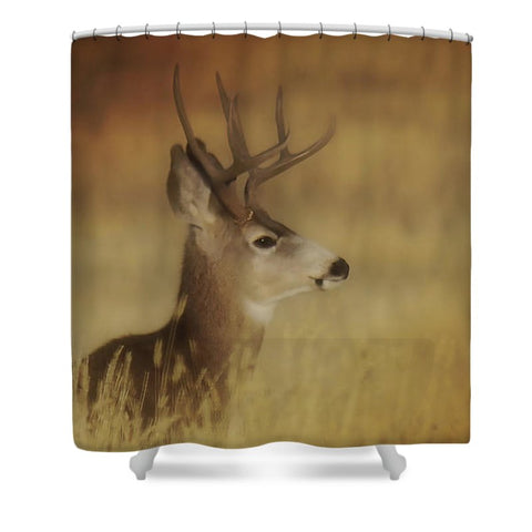 Papa Deer Shower Curtain