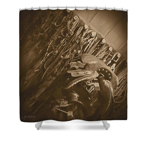 The Tack Room Shower Curtain
