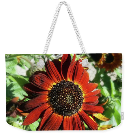 Hearts on Fire Sunflower Weekender Tote bag
