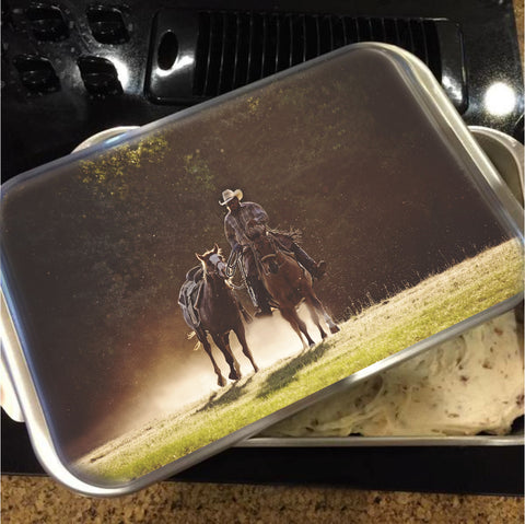 A Dollar in the Dust Cake Pan with Lid