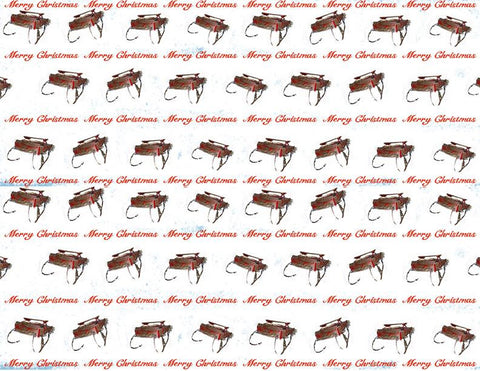 Wrapping Paper Sleigh
