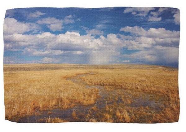 Amber Waves of Gold Kitchen Towel