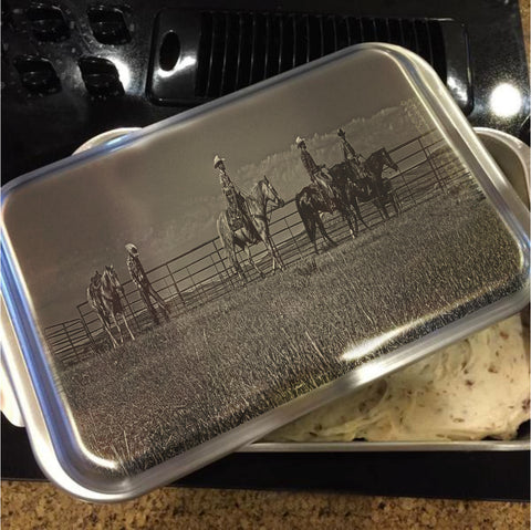 At the End of the Day Cake Pan with Lid
