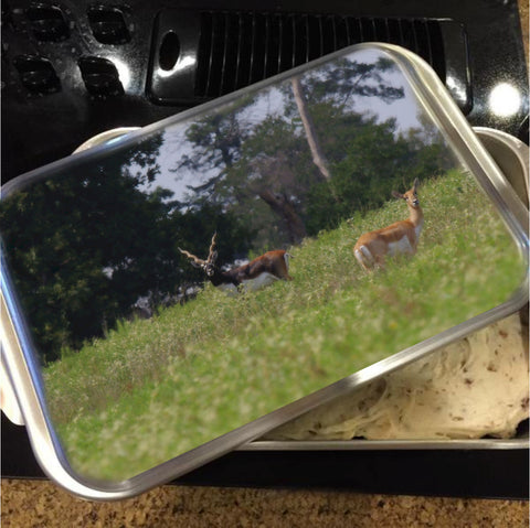 Black Buck and Doe Cake Pan with Lid