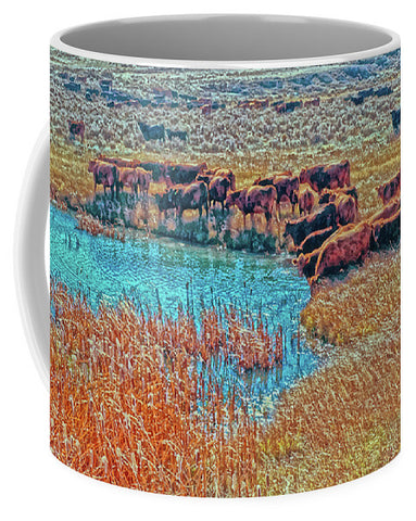 Cattails, Cattle And Sage Mug