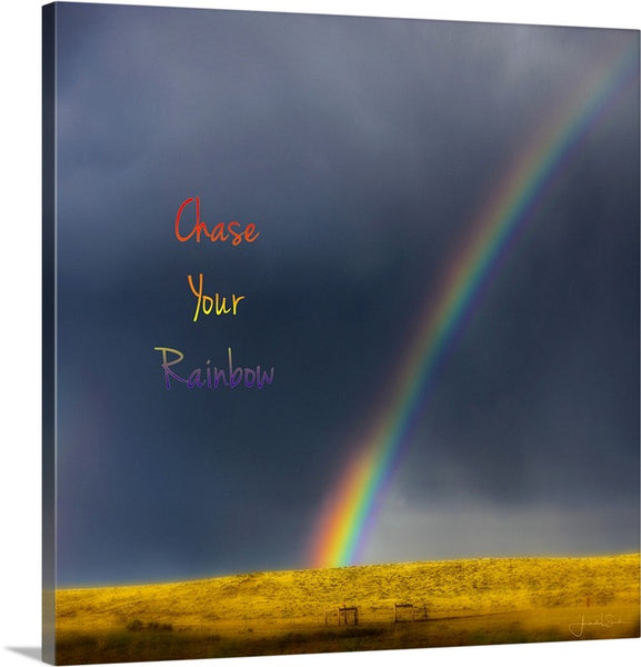 Chase Your Rainbow Canvas Print