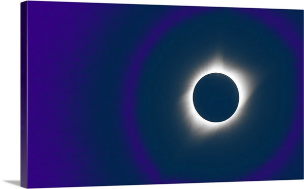 Cosmic Eclipse Canvas Print