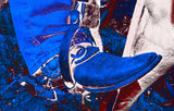 Electric Cowboy Boot Canvas Print