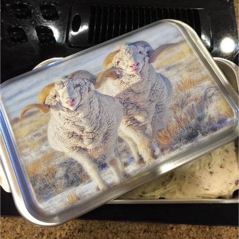 Double the Ram Power Cake Pan with Lid