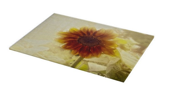 Dusty Retro Sunflower Cutting Board