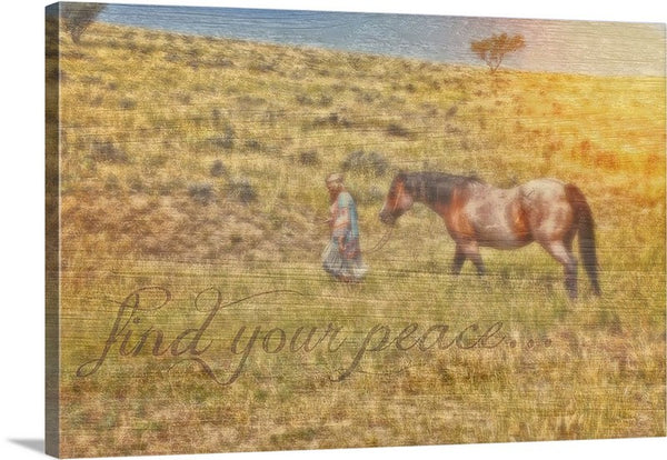 Find Your Peace Canvas Print