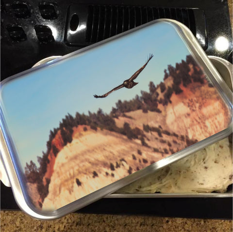 Have You Never Seen a Hawk on the Wing Cake Pan with Lid
