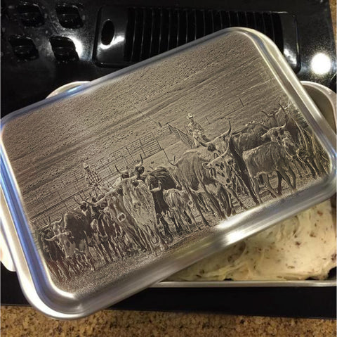 Heading Back to Open Range Cake Pan with Lid