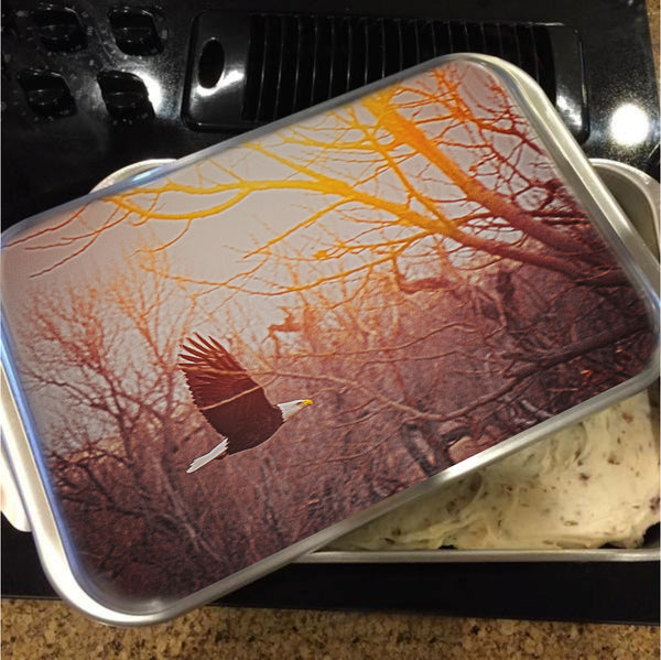 Home by Sunset Cake Pan with Lid