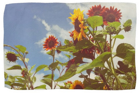 Vintage Sunflowers Kitchen Towel