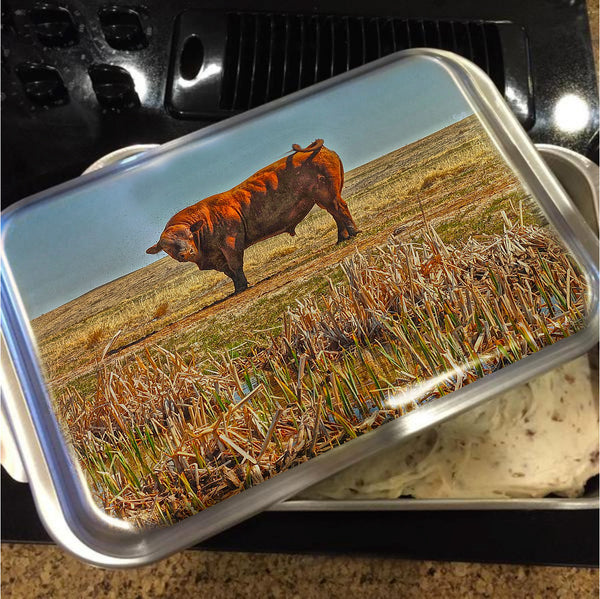 Pigtail Bull Cake Pan with Lid