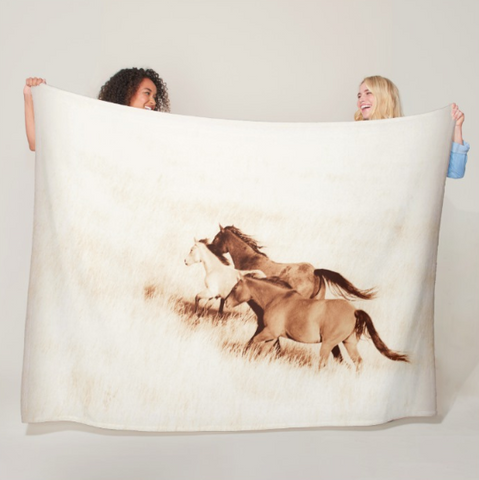 Prairie Wild Fleece Blanket