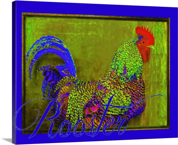 Bert the Rooster Canvas Print