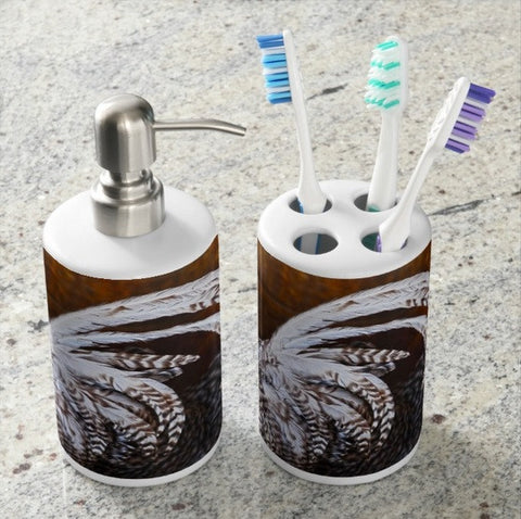 Rooster's Tail Bathroom Set