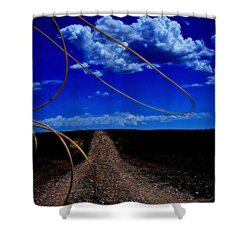 Rope the Road Ahead Shower Curtain