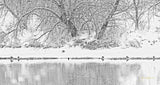 Winter Scene on the Platte River Canvas Print