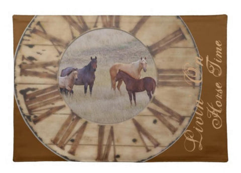 Horse Western and Rustic Kitchen Towel