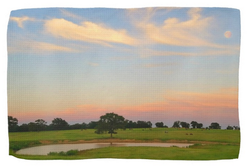 Ranch Setting with Moon Kitchen Towel