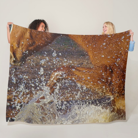 Splash Fleece Blanket