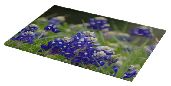 Springtime in Blue Cutting Board
