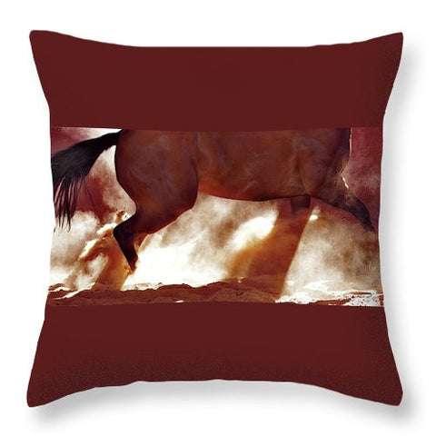 Stop and Turn Throw Pillow