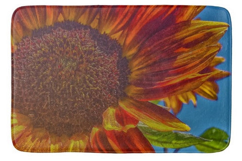Sunflower Bonnet Bath Mat