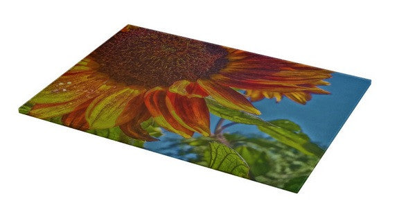 Sunflower Bonnet Cutting Board