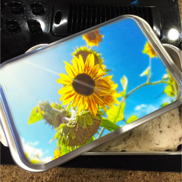 Sunflower and Sunlight Cake Pan with Lid